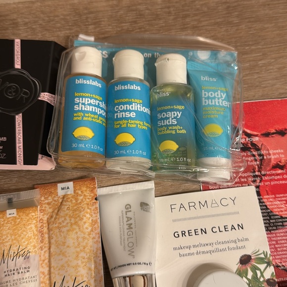 Perfume Hair Mask Samples Lot Merit Brush - Picture 3 of 9